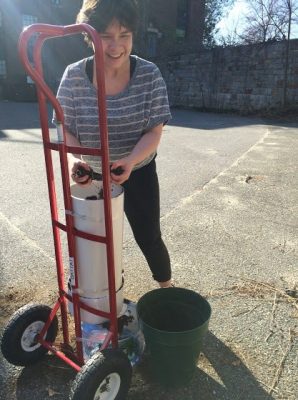 Maria Planting For Science